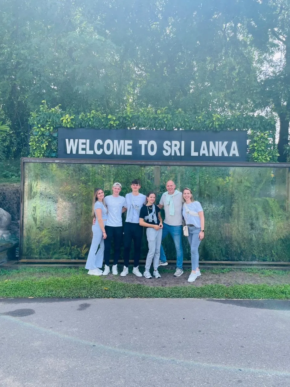 Guests on a Bentota Cabs tour in Sri Lanka